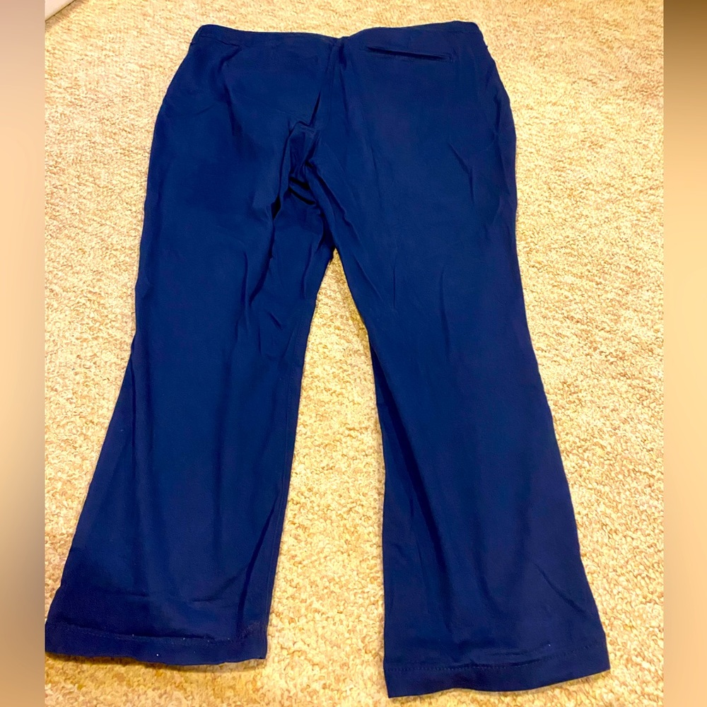 St. John’s Bay girlfriend jeans 18 petite navy blue